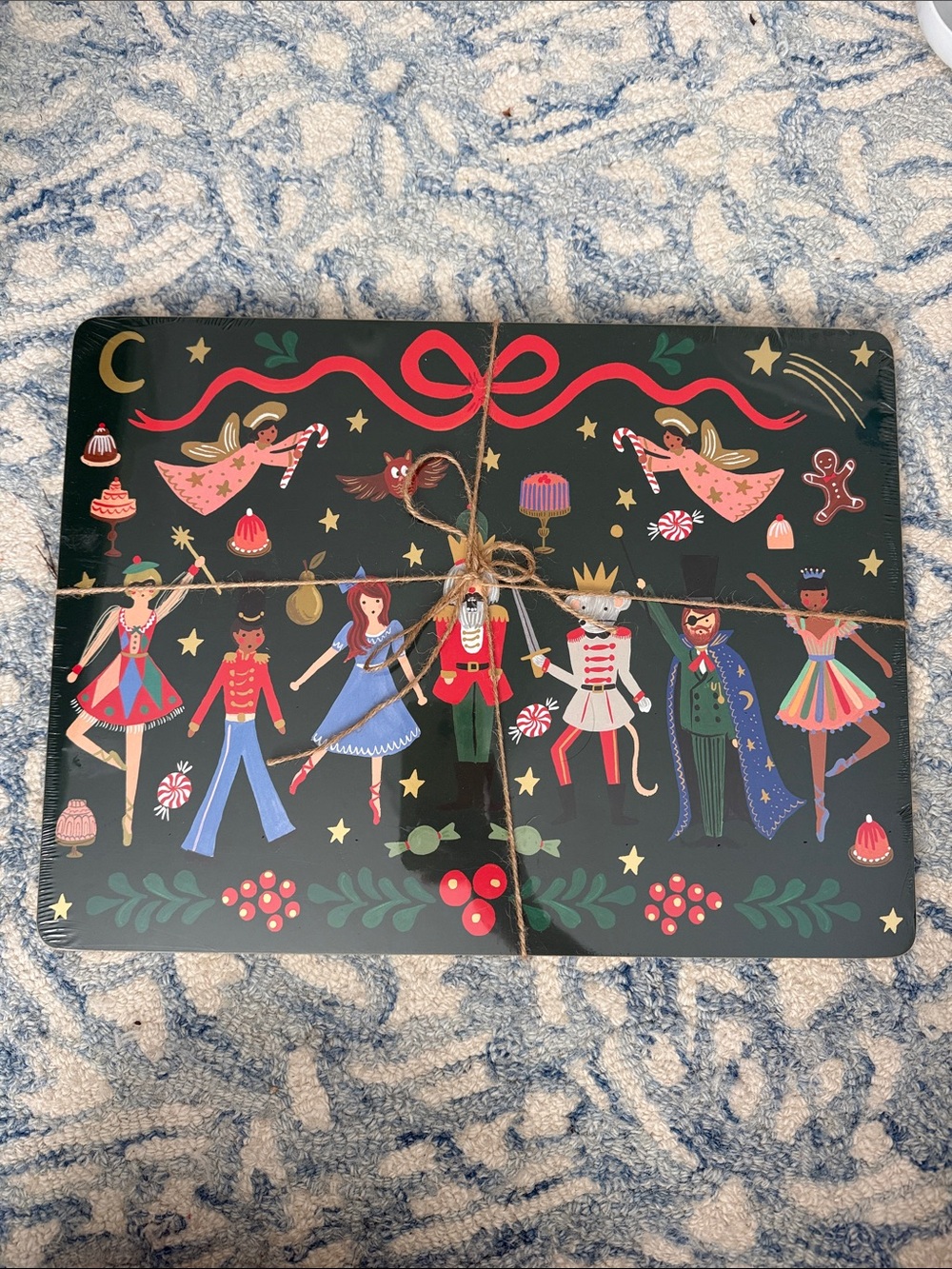 NWT Rifle Paper Co Nutcracker Cork Placemats